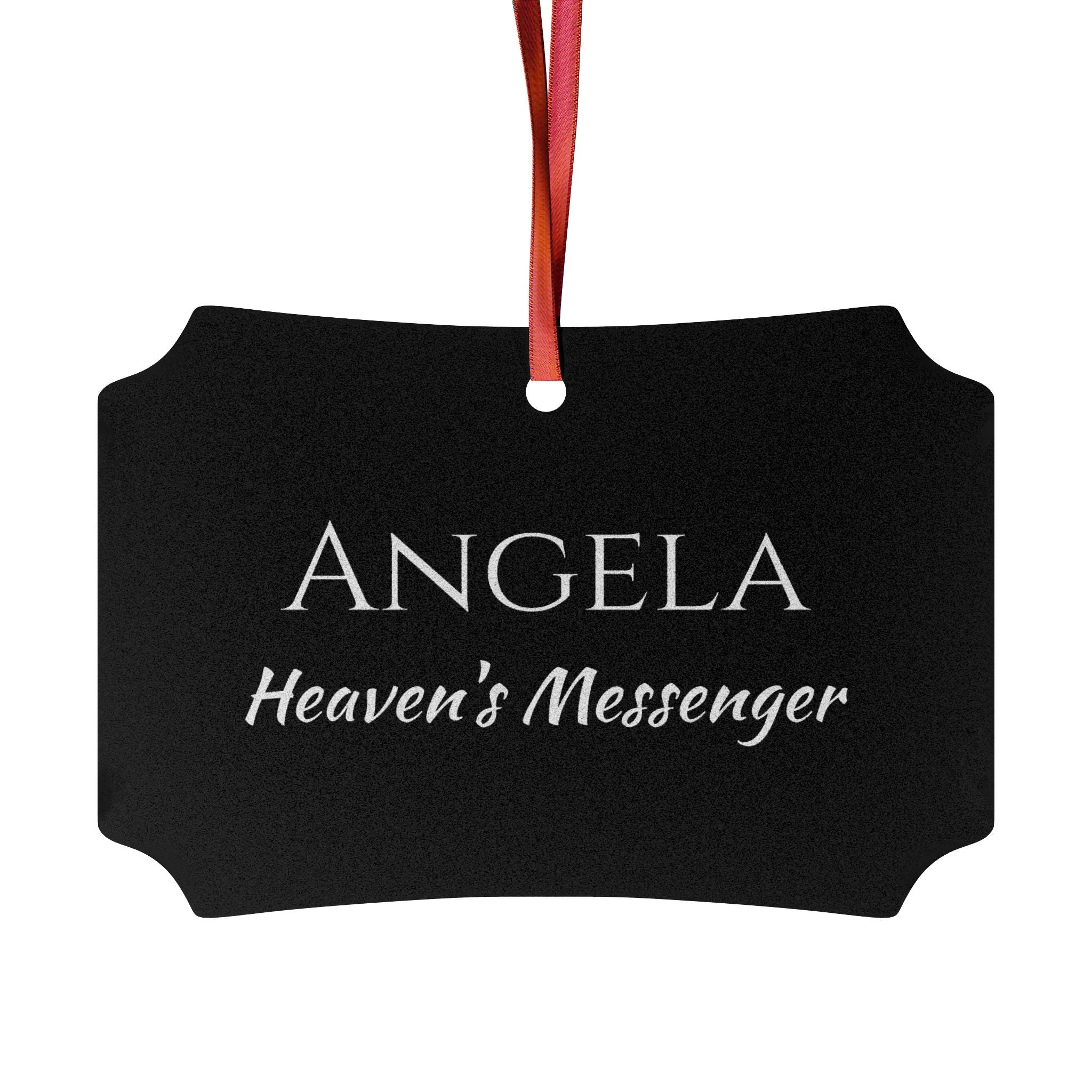 Angela - Elegant Name Meaning Ornament