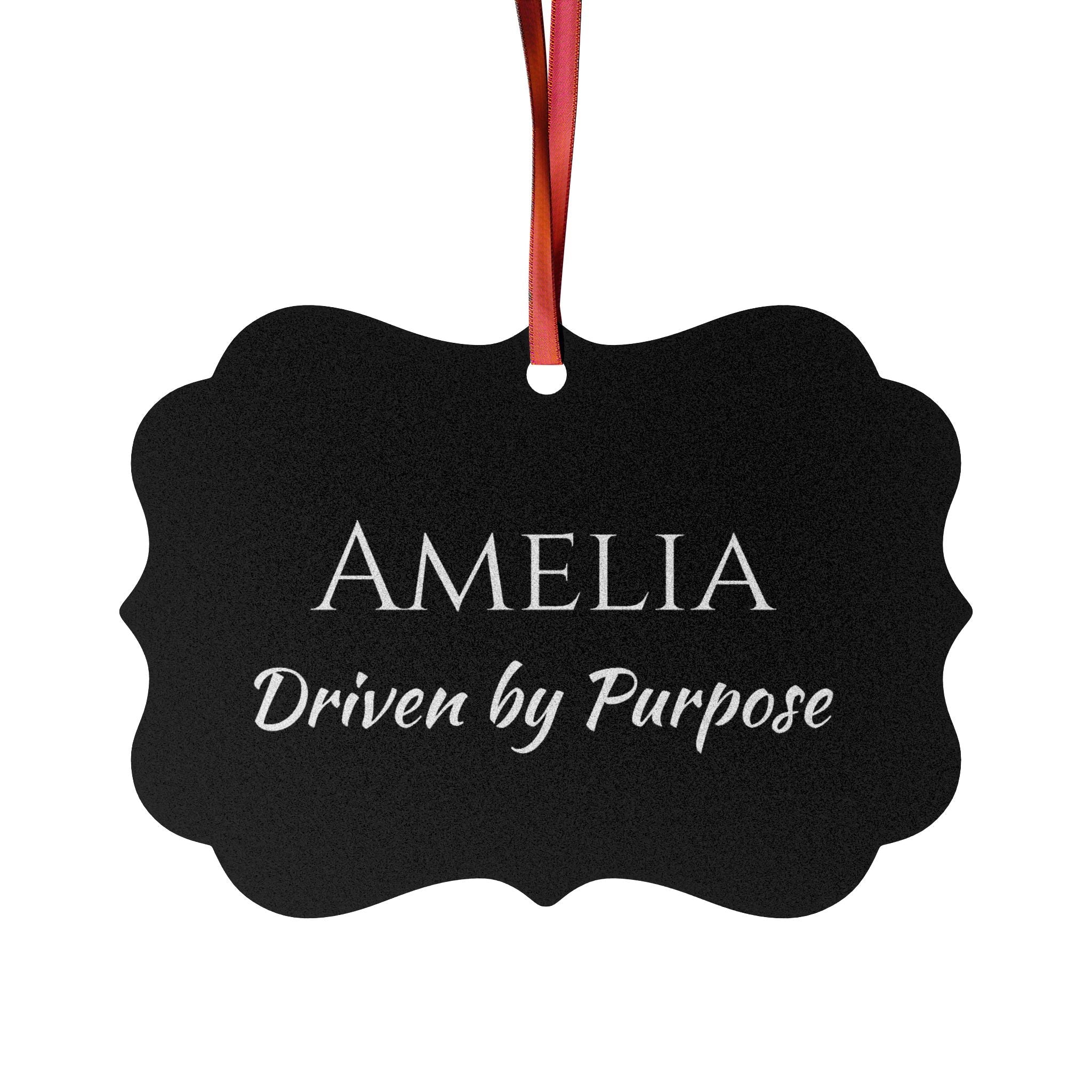 Amelia - Elegant Name Meaning Ornament
