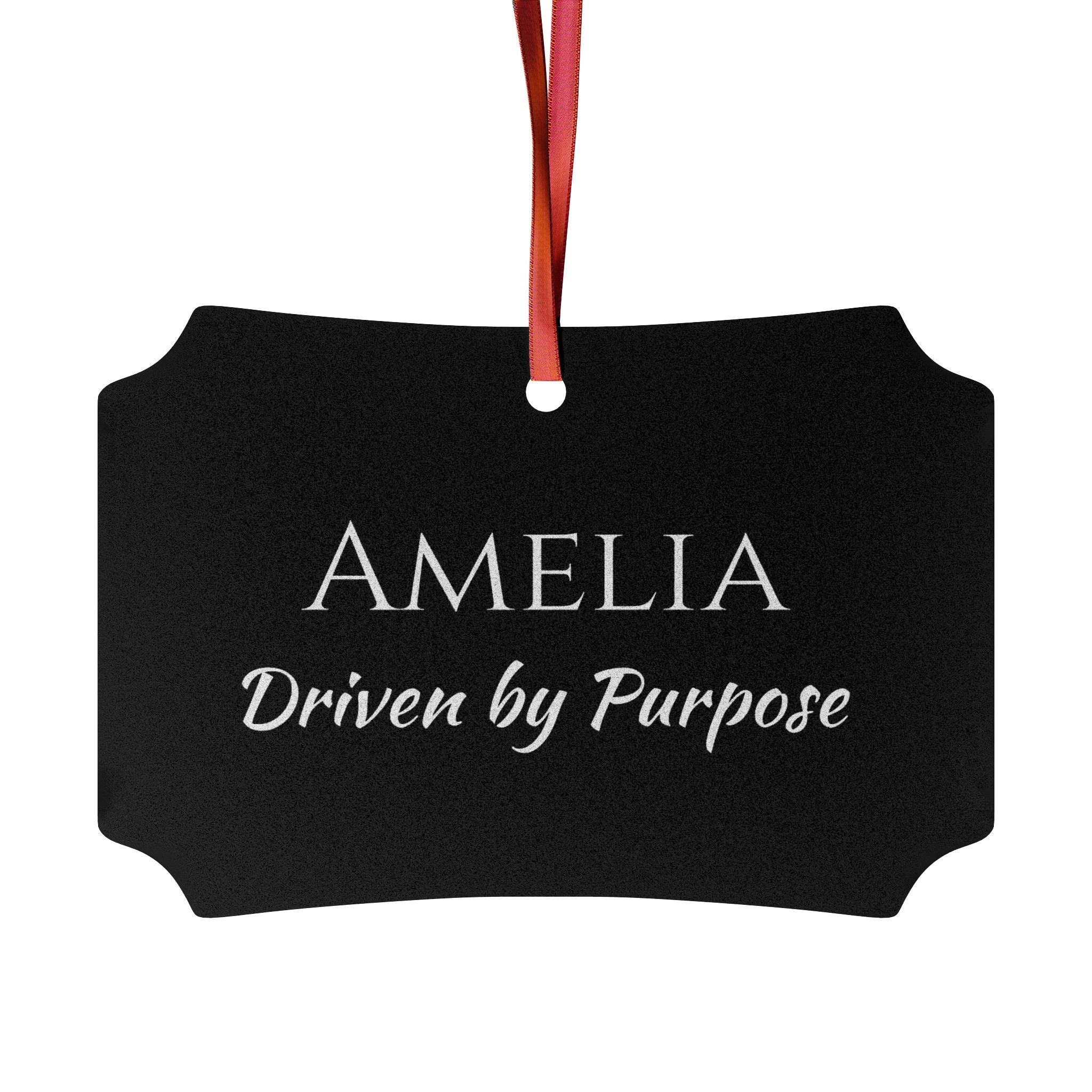 Amelia - Elegant Name Meaning Ornament