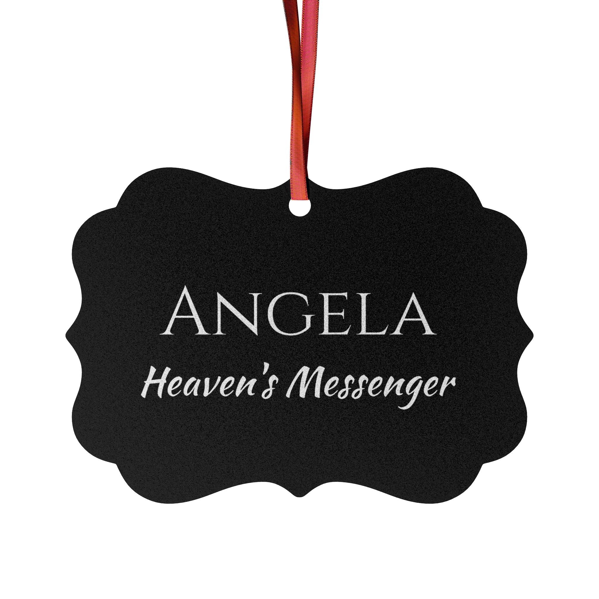 Angela - Elegant Name Meaning Ornament
