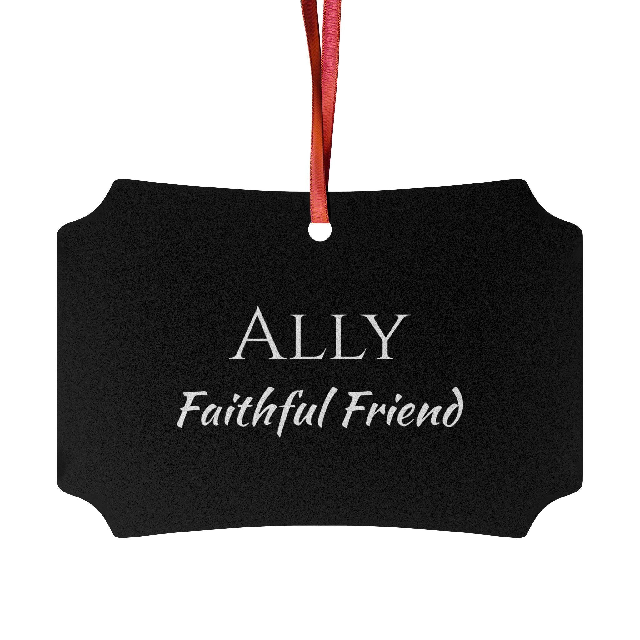 Ally - Elegant Name Meaning Ornament